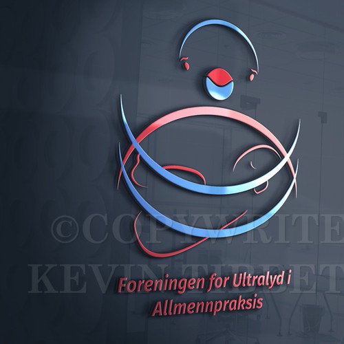Ultrasound logo with the title 'Innovative design for a medial ultrasound facility.'