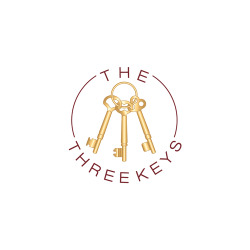 Ring design with the title 'The Three Keys'