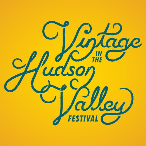 Script logo with the title 'NY music festival logo'