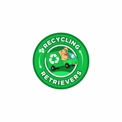 Recycling brand with the title 'Logo concept for Charity Organization'