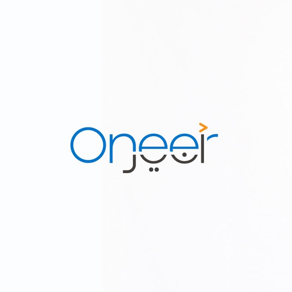 Management consulting logo with the title 'Oneer Logo Design'