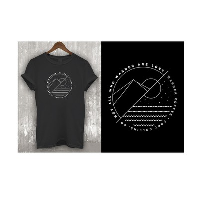 "Not all who wander are lost.” Design for Wander Coffee needed.