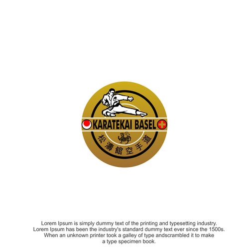 Karate logo with the title 'KARATEKAI BASEL'