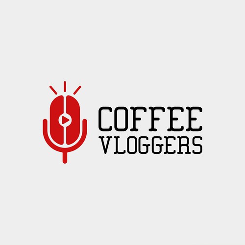 Vlog logo with the title 'COFFEE VLOGGERS'