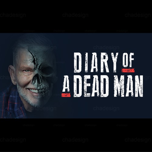 Illustration with the title 'Diary of a Dead Man'