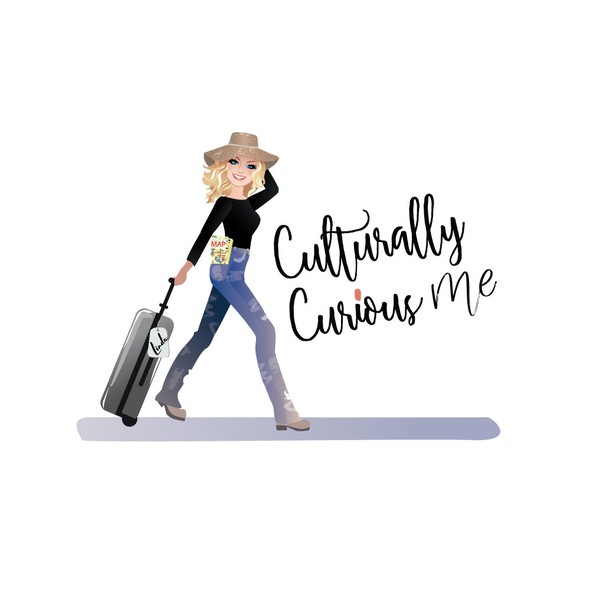 Pretty logo with the title 'Logo for travelers blog'