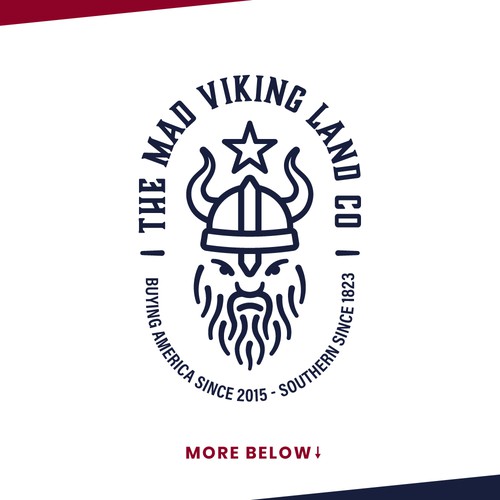 Viking brand with the title 'The Mad Viking - Logo'