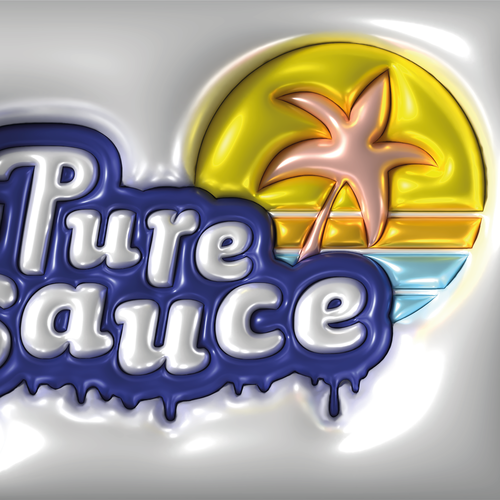 Balloon design with the title 'Inflated logo'