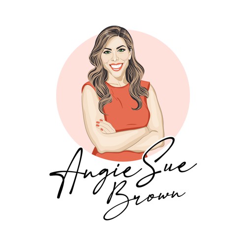 Realistic logo with the title 'logo concept for insurance products'