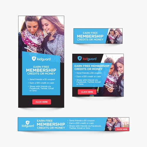 Animated GIF design with the title 'Google AdWord Banners'