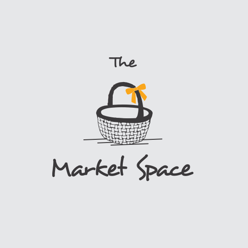 Homemade logo with the title 'Market space'