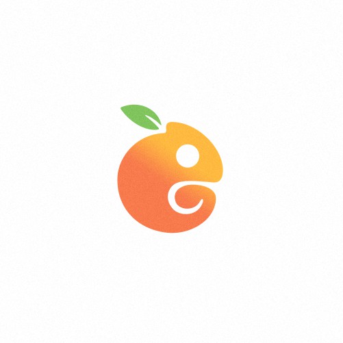 Chameleon design with the title 'Simple-Smart logo concept for Orange Grove'