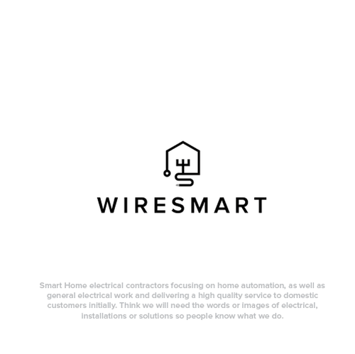 Memorable brand with the title 'The Future in Electrical Contractors WireSmart'