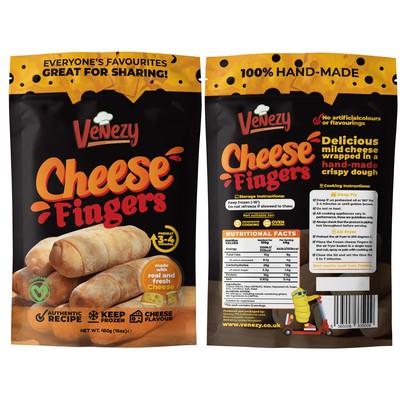 Cheese Fingers Packaging Design