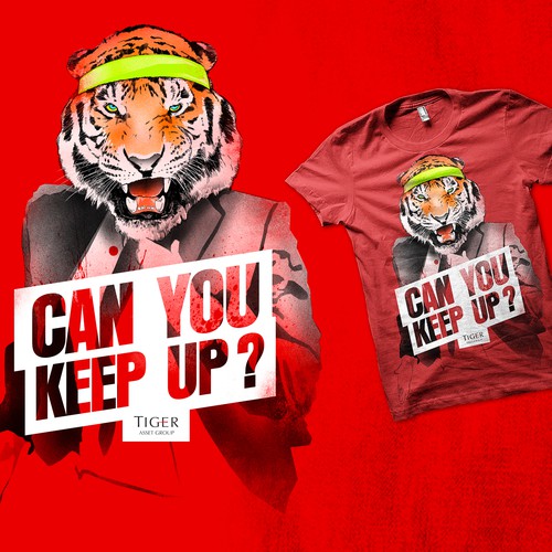 Business t-shirt with the title 'Create a run club Tshirt design for TIGER ASSET GROUP'