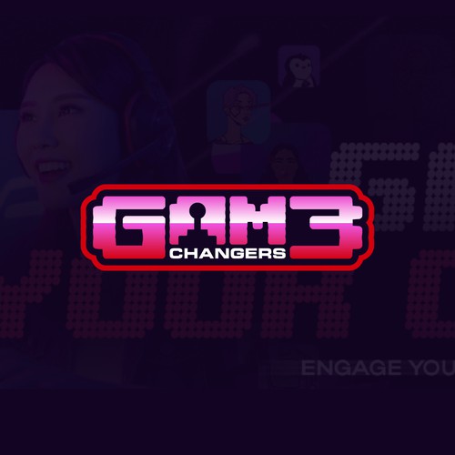 Joystick logo with the title 'Gam3 changers'