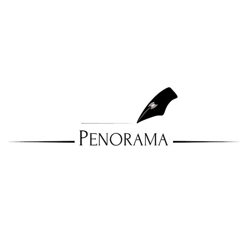 Fountain pen logo with the title 'Classic Style Pen Logo '