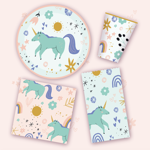 Unicorn artwork with the title 'Unicorn Party'