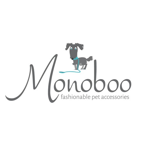 Walking design with the title 'Dog logo'