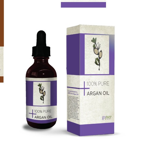 Pure packaging with the title 'Packaging for All NaturalSkin Care Line'