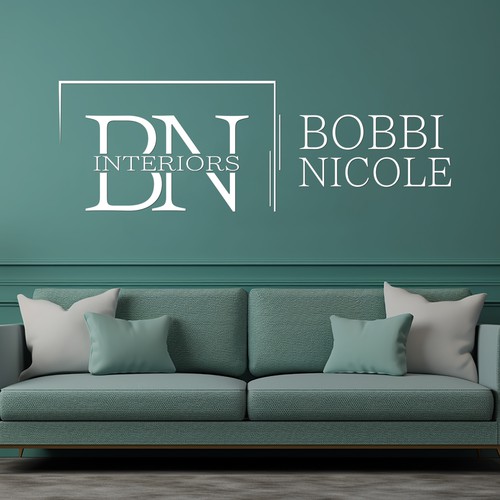 Homeware logo with the title 'BN INTERIORS || Logo Design'