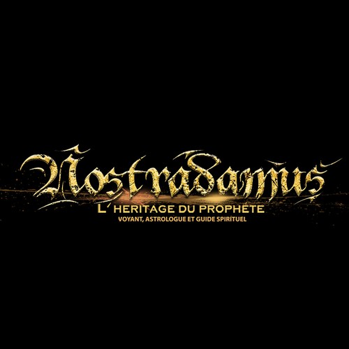 Banner logo with the title 'Logo for Nostradamus site (clairvoyance, tarot reading, prophecies)'