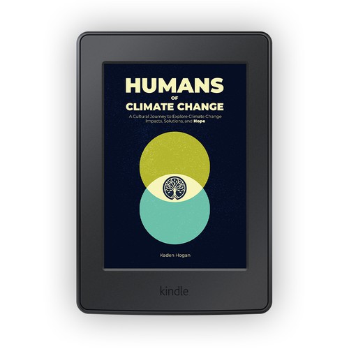 Climate change design with the title 'Humans of Climate Change'