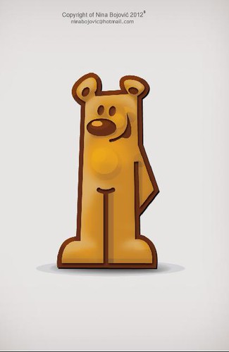 2-dimensional design with the title 'Character for children's laboratory'