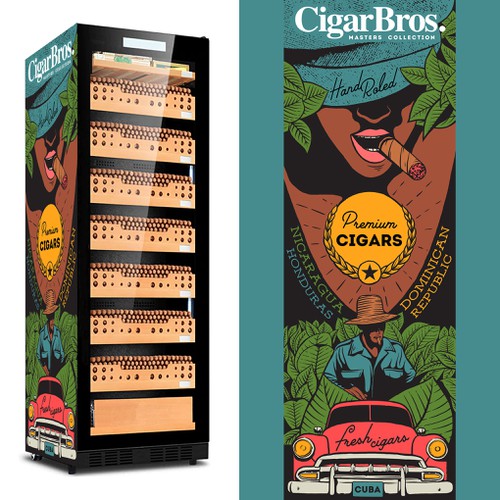 Smoke packaging with the title 'Cigar Bros'