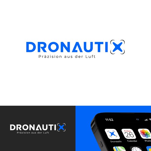 Drone brand with the title 'Drone Company Logo'