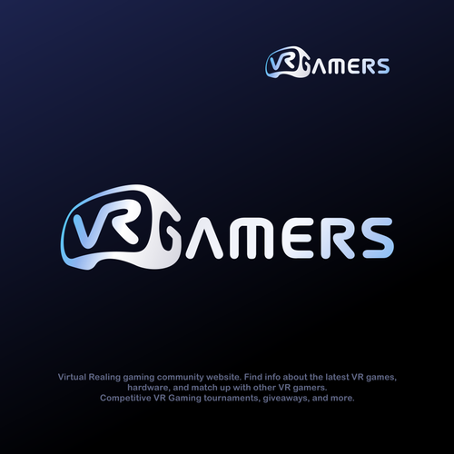 VR design with the title 'vrgamers.io'