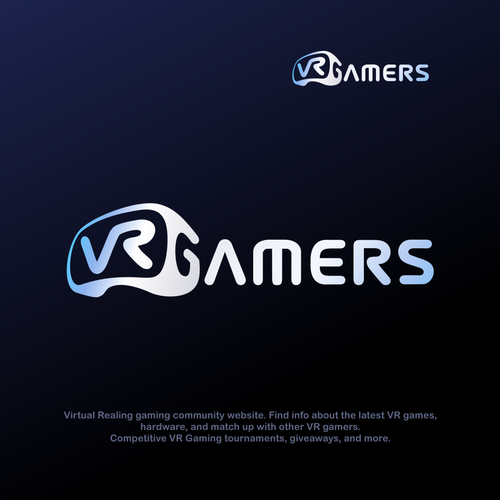 VR logo with the title 'vrgamers.io'