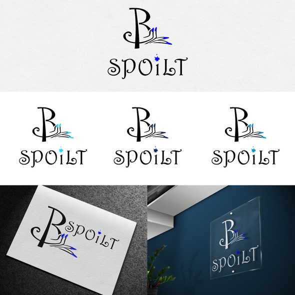 Nail polish logo with the title 'B Spoilt'