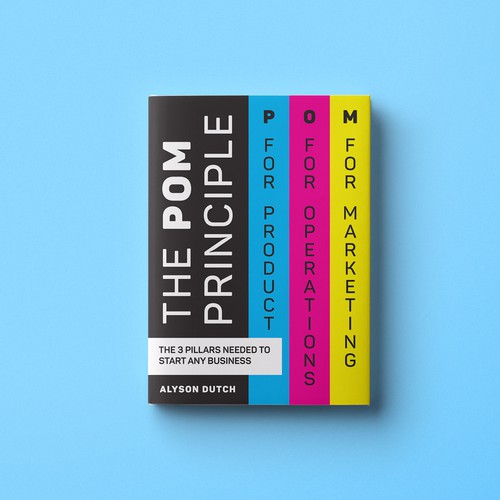 Typography book cover with the title 'The POM Principle'