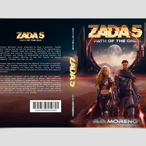 Warrior book cover with the title 'Book cover'