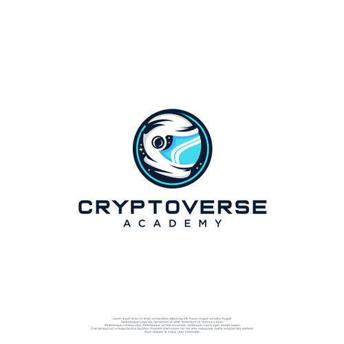 Outerspace design with the title 'Cryptoverse Academy'