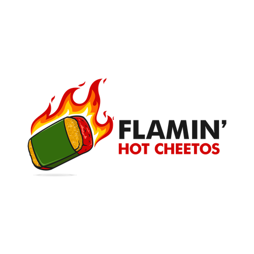 Project design with the title 'Flaming Hot Cheetos Musubi'