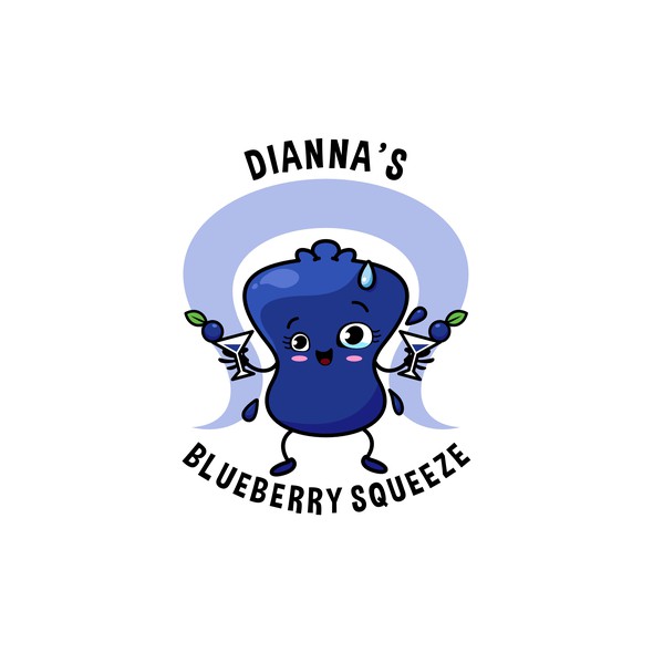 Pilates logo with the title 'Dianna's Blueberry Squeeze'