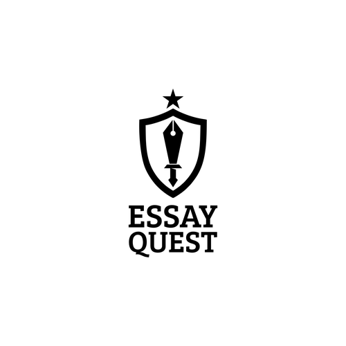 Writing logo with the title 'Essay Quest'