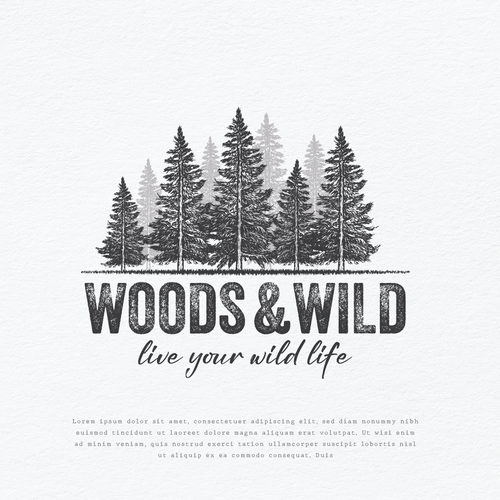 Wildlife photography logo with the title 'Logo design for a retreat center'