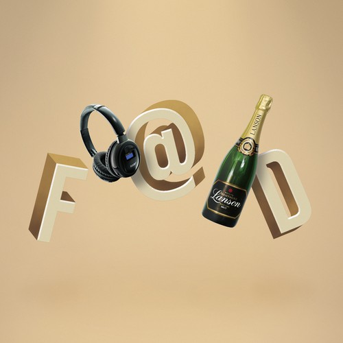 Club design with the title 'Poster for club night in a wine bar!'