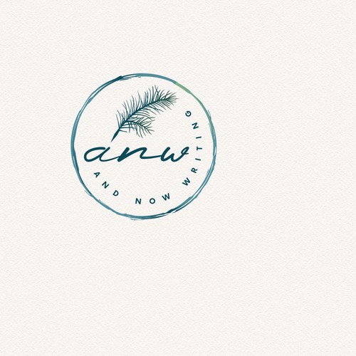 Stamp logo with the title 'Logo for copy and content writing business for the wellness community'