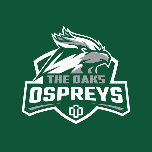 Academy logo with the title 'The Oaks Ospreys'