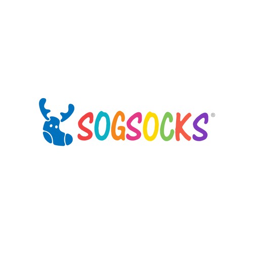 Sock design with the title 'Sogsocks'