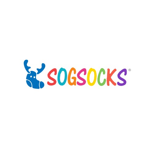 Sock design with the title 'Sogsocks'