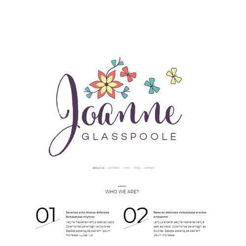 Boho logo with the title 'Boho Logo'