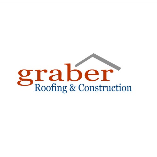 Crisp logo with the title 'Graber Roofing Logo'