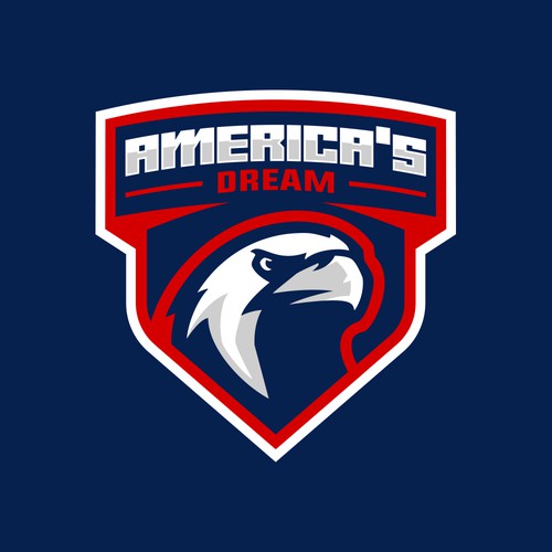 Patriotic logo with the title 'America's Dream'