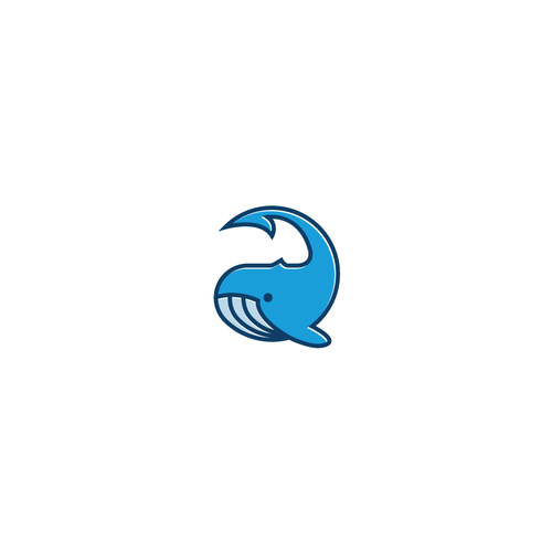 Whale logo with the title 'Bold logo concept for Detalcmo'