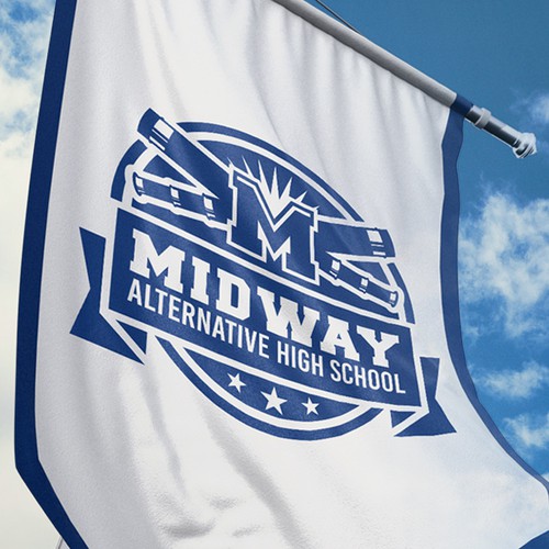 Academic design with the title 'Logo for Midway Alternative High School'